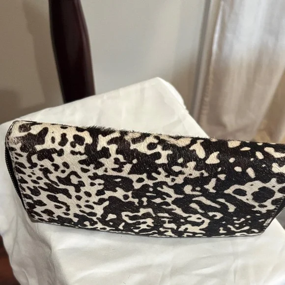 Michael Kors Black and White Animal Print Wallet - Picture 6 of 6